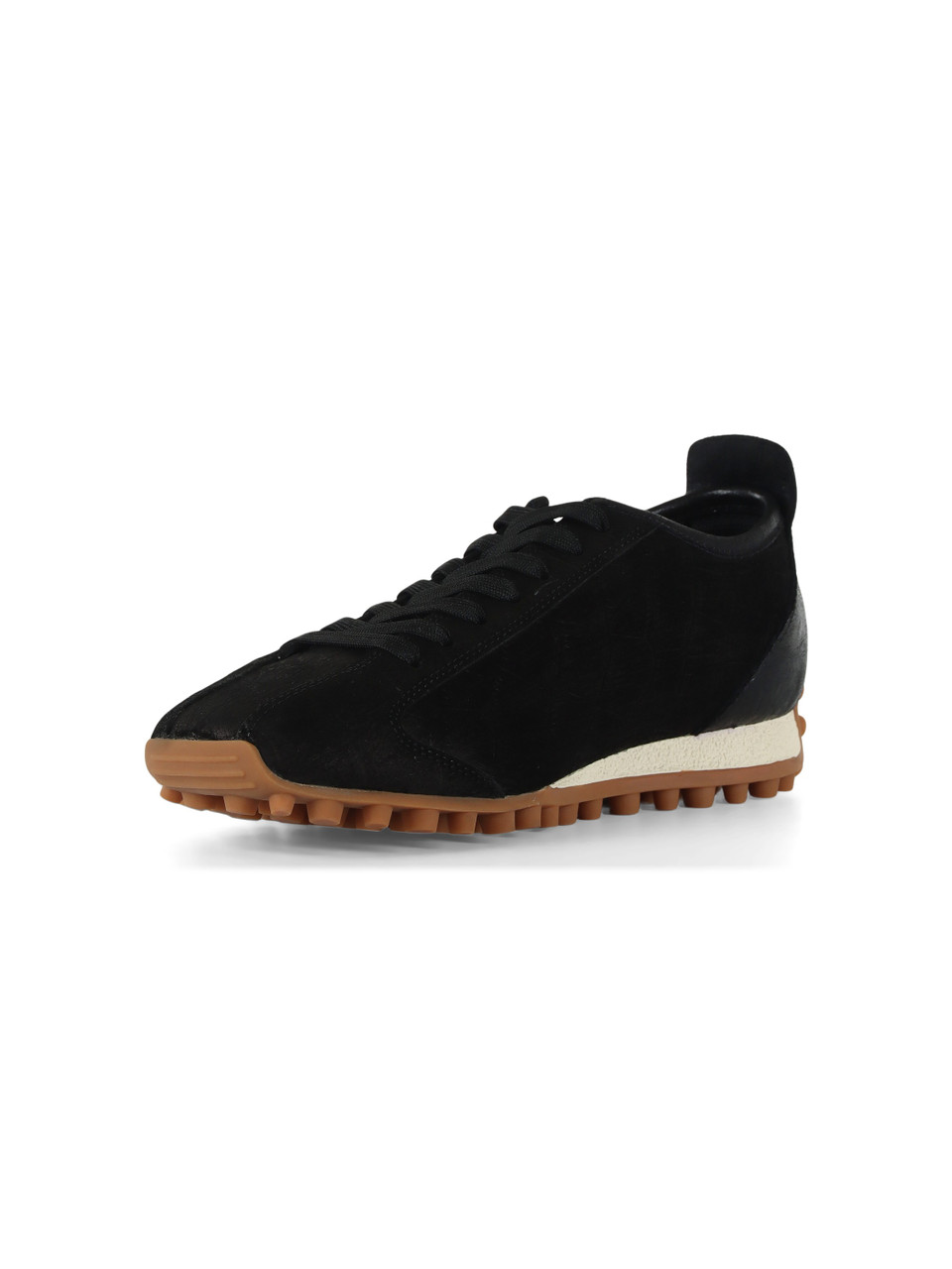 NERO | Sneakers in pelle con lavorazione a rilievo