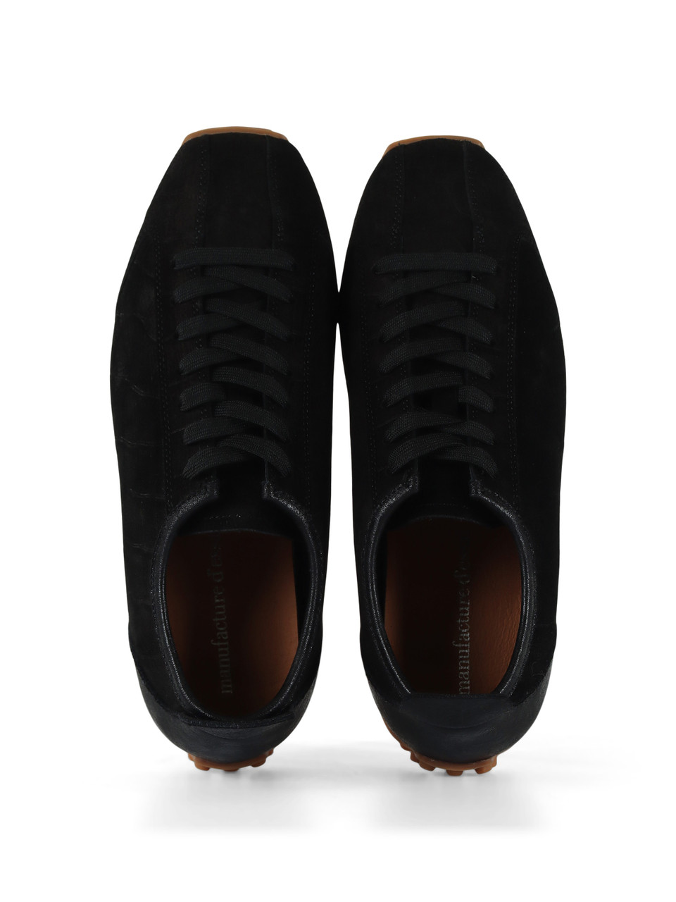 NERO | Sneakers in pelle con lavorazione a rilievo