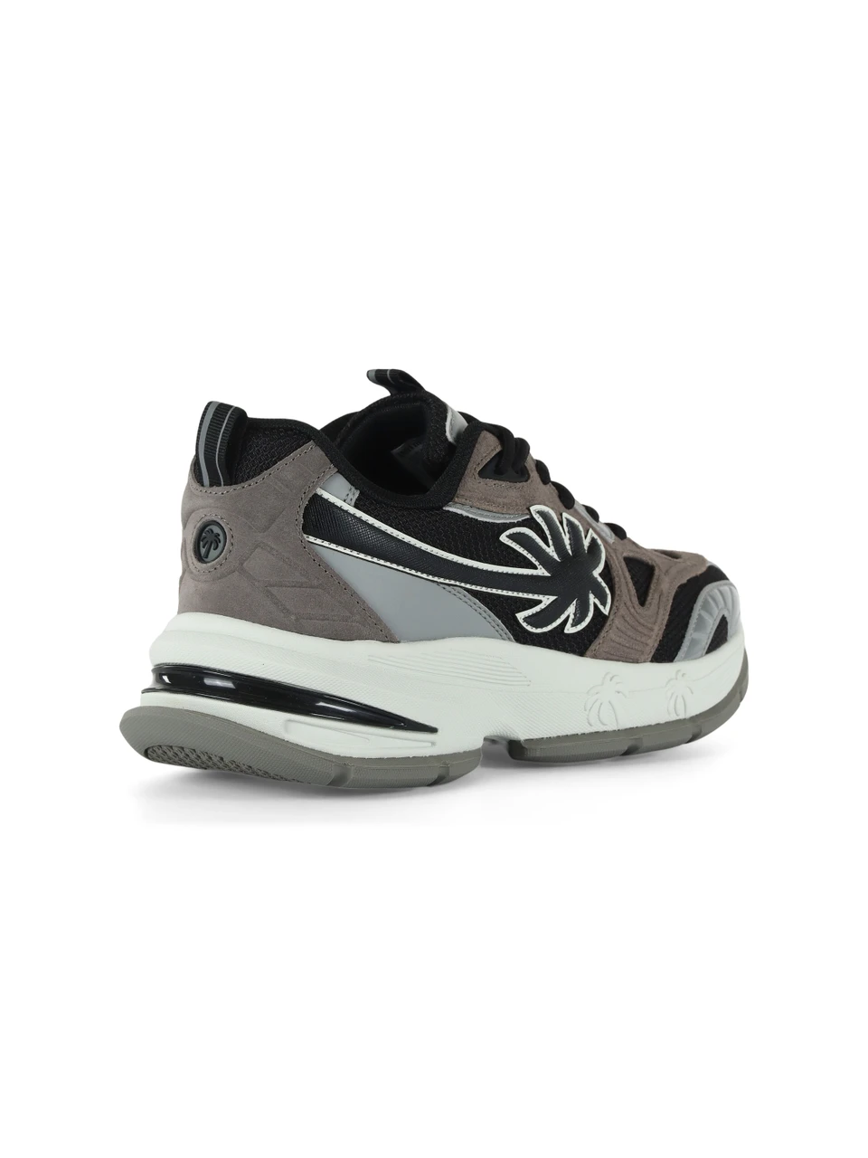 GRIGIO | Sneakers in pelle e tessuto PALM RUNNER