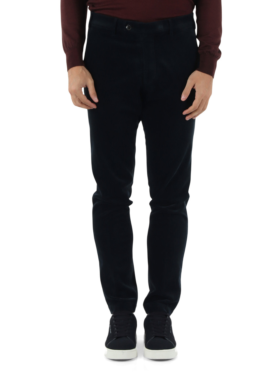 BLU SCURO | Pantalone in velluto MC-BRAD ONEMORESIZE/2741 LUNGO AP