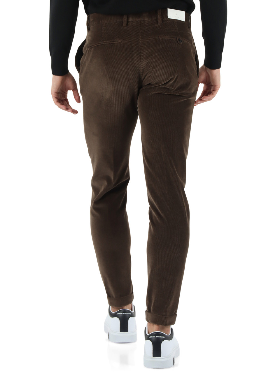 MARRONE | Pantalone in velluto MC-FREDERICK ONEMORESIZE/2741
