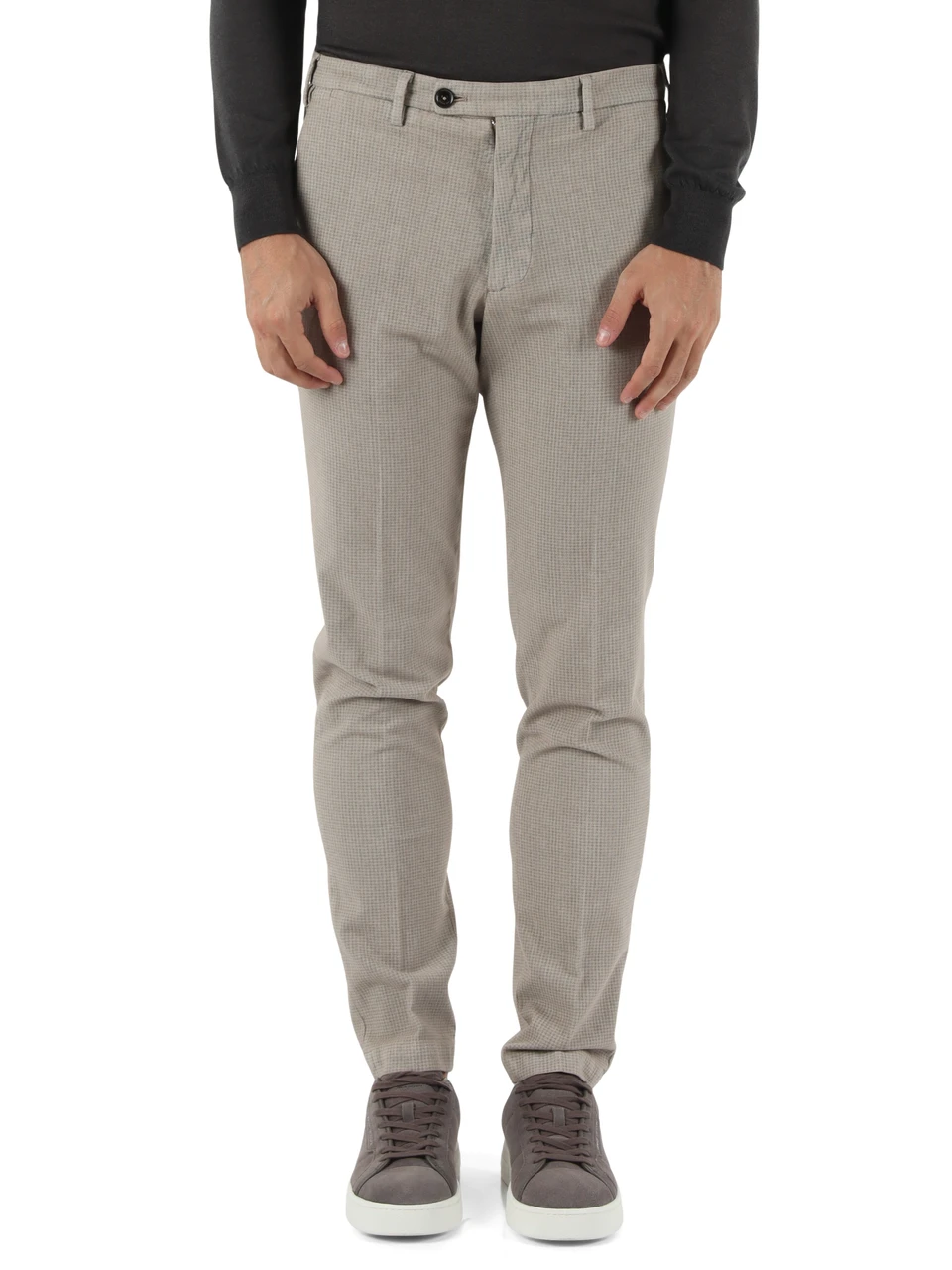 GRIGIO CHIARO | Pantalone slim fit MC-BRAD/2123 LUNGO in cotone stretch