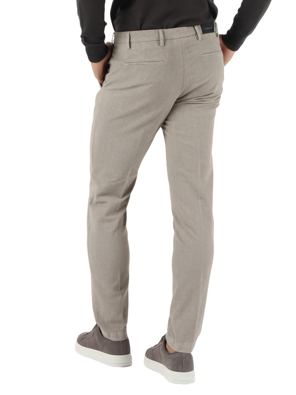 GRIGIO CHIARO | Pantalone slim fit MC-BRAD/2123 LUNGO in cotone stretch