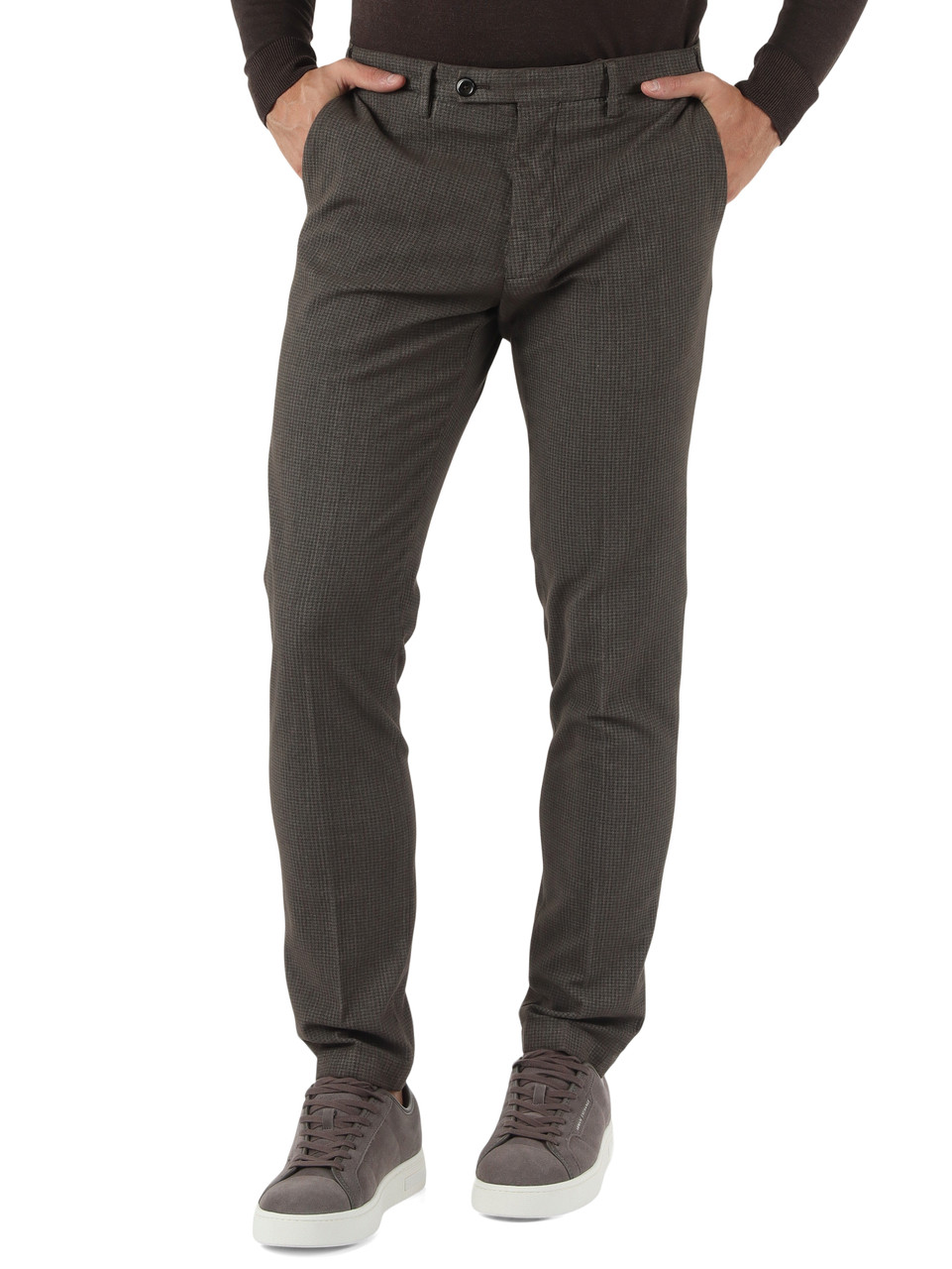 MARRONE | Pantalone slim fit MC-BRAD/2123 LUNGO in cotone stretch