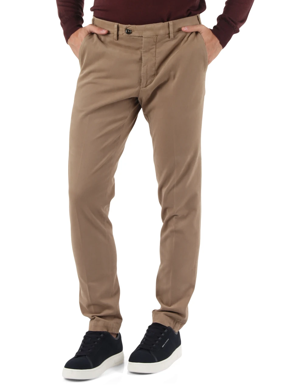 BEIGE | Pantalone MC-BRAD ONE MORE SIZE/2505 LUNGO