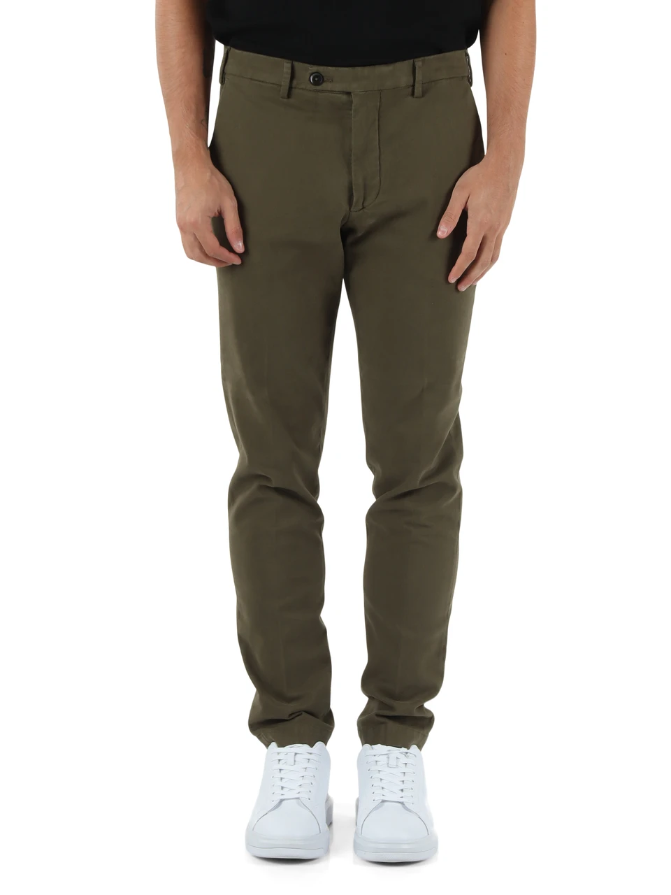VERDE MILITARE | Pantalone MC-BRAD ONE MORE SIZE/2505 LUNGO