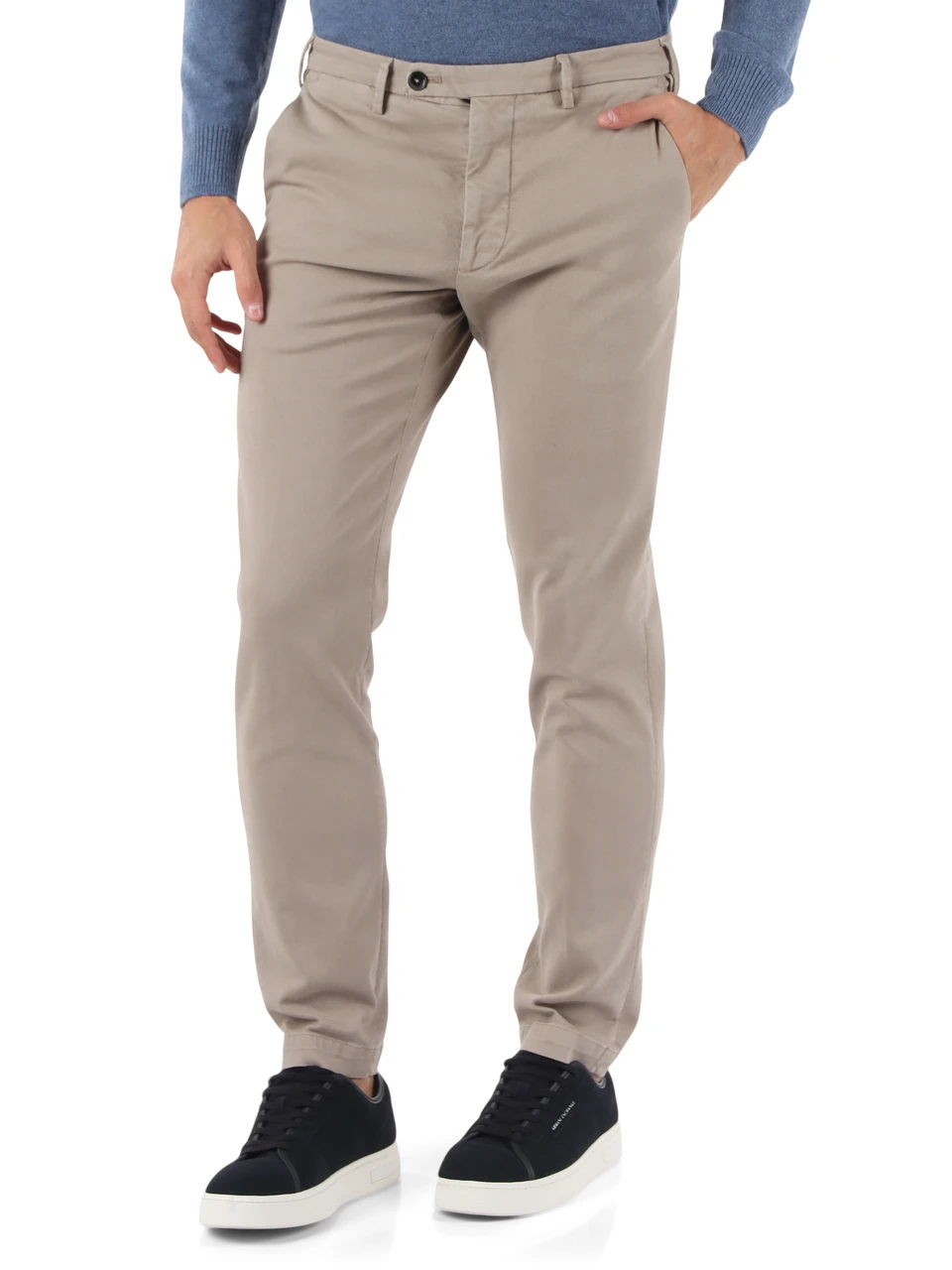 GRIGIO CHIARO | Pantalone slim fit MC-BRAD/2049 LUNGO AP