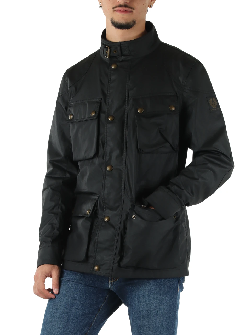 NERO | Giacca FIELDMASTER in cotone cerato British Millerain da 6 oz