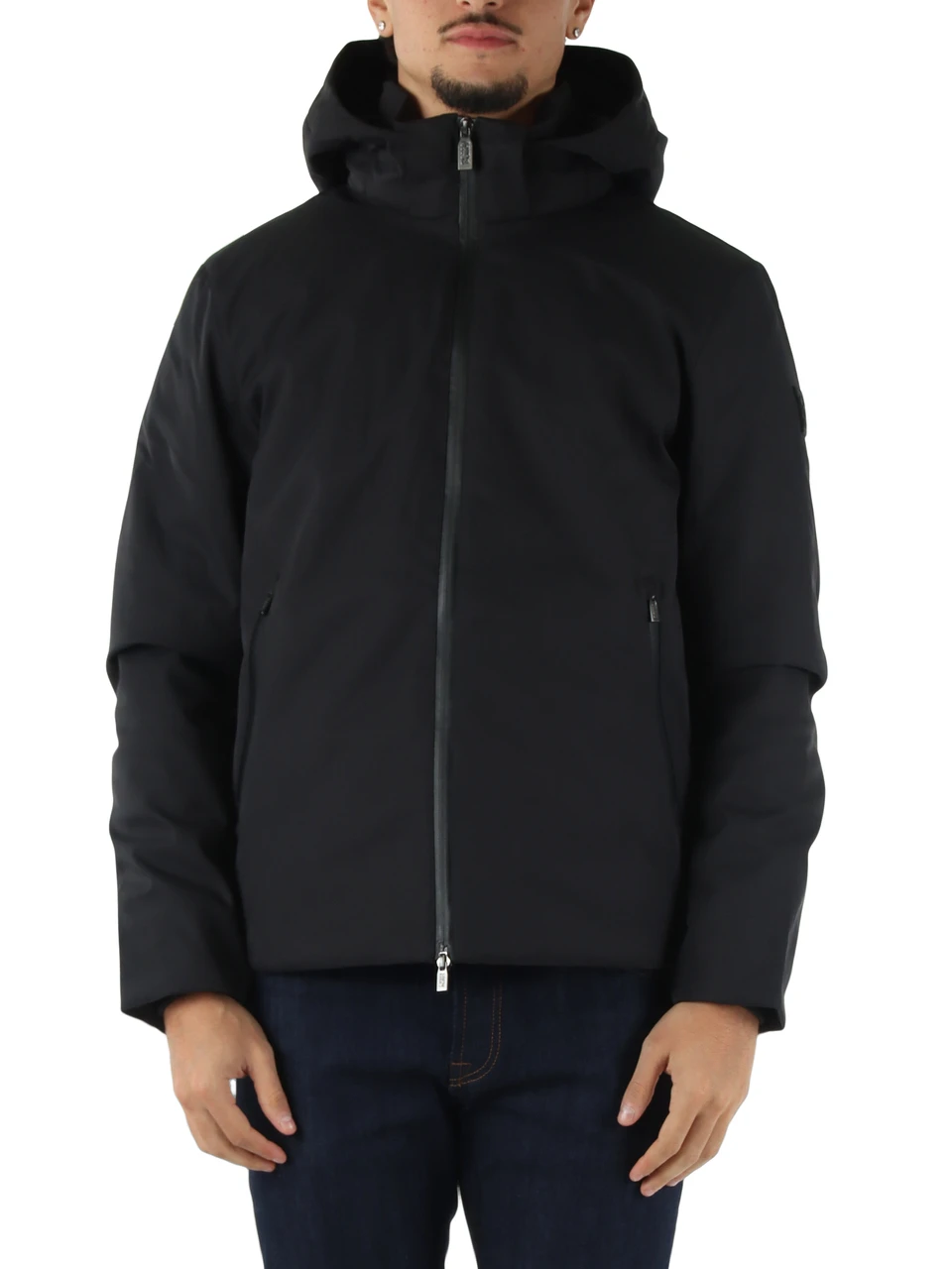 NERO | Piumino con cappuccio HERRING 3.0 Soft Shell