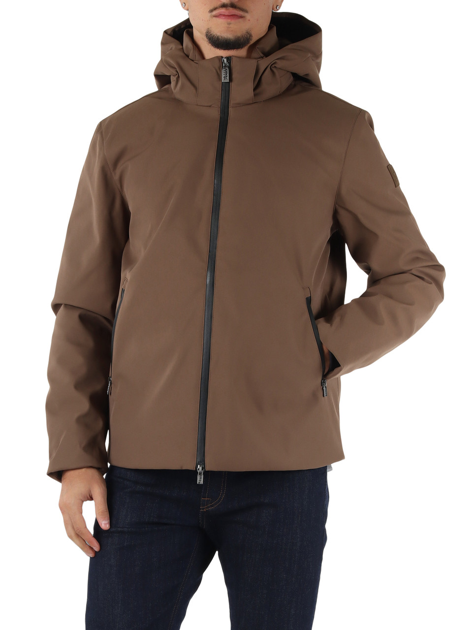 fango | Piumino con cappuccio HERRING 3.0 Soft Shell