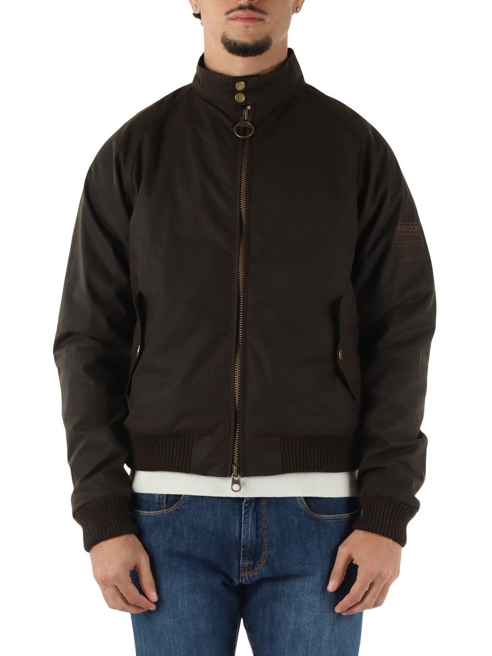 VERDE SCURO | Giacca Merchant Steve McQueen in cotone cerato