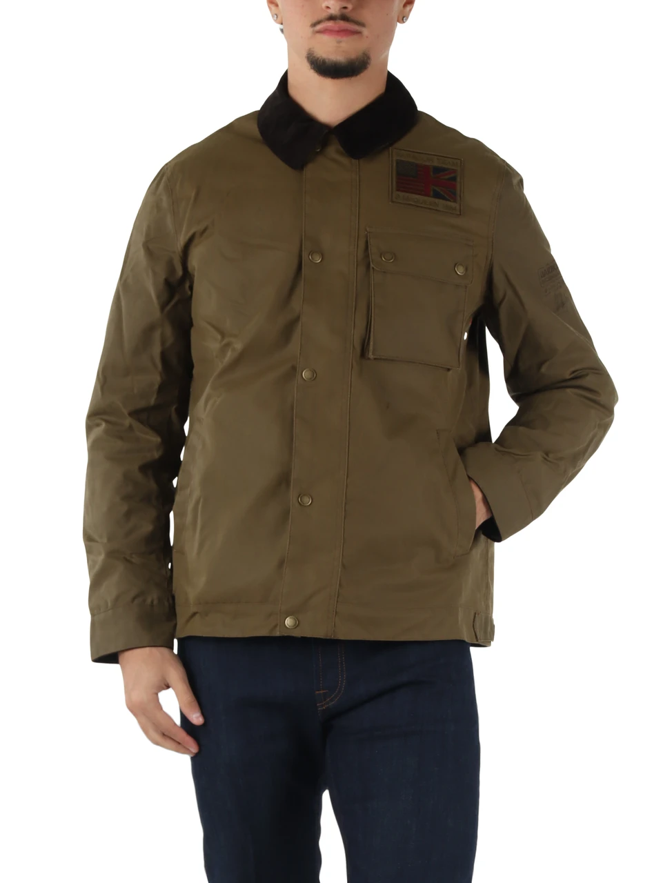 fango | Giacca Workers Steve McQueen in cotone cerato