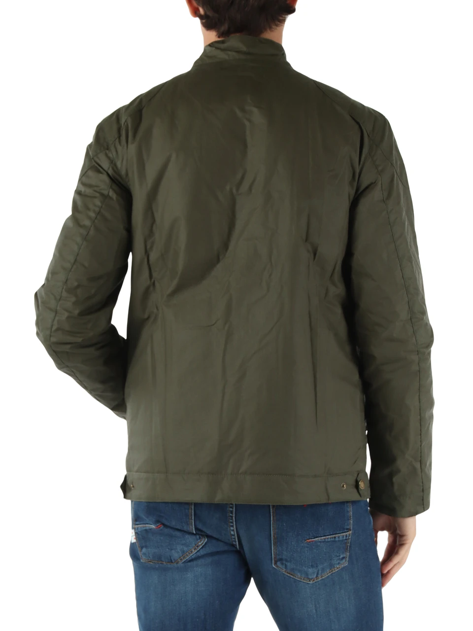 VERDE MILITARE | Giacca in cotone Merton Wax