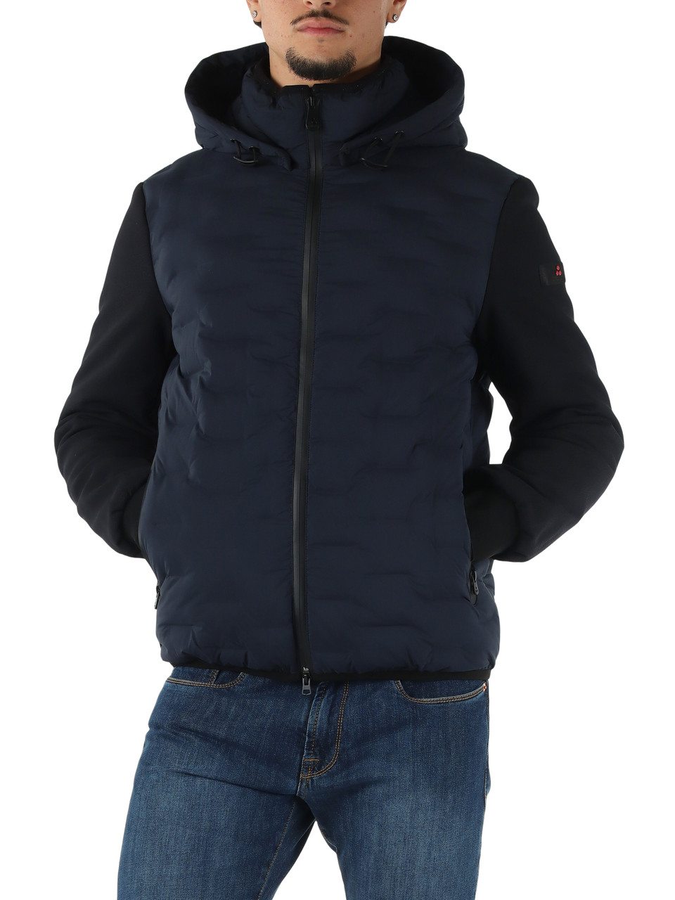 BLU SCURO | Giubbotto con cappuccio HOLZER SJR BMAT 01