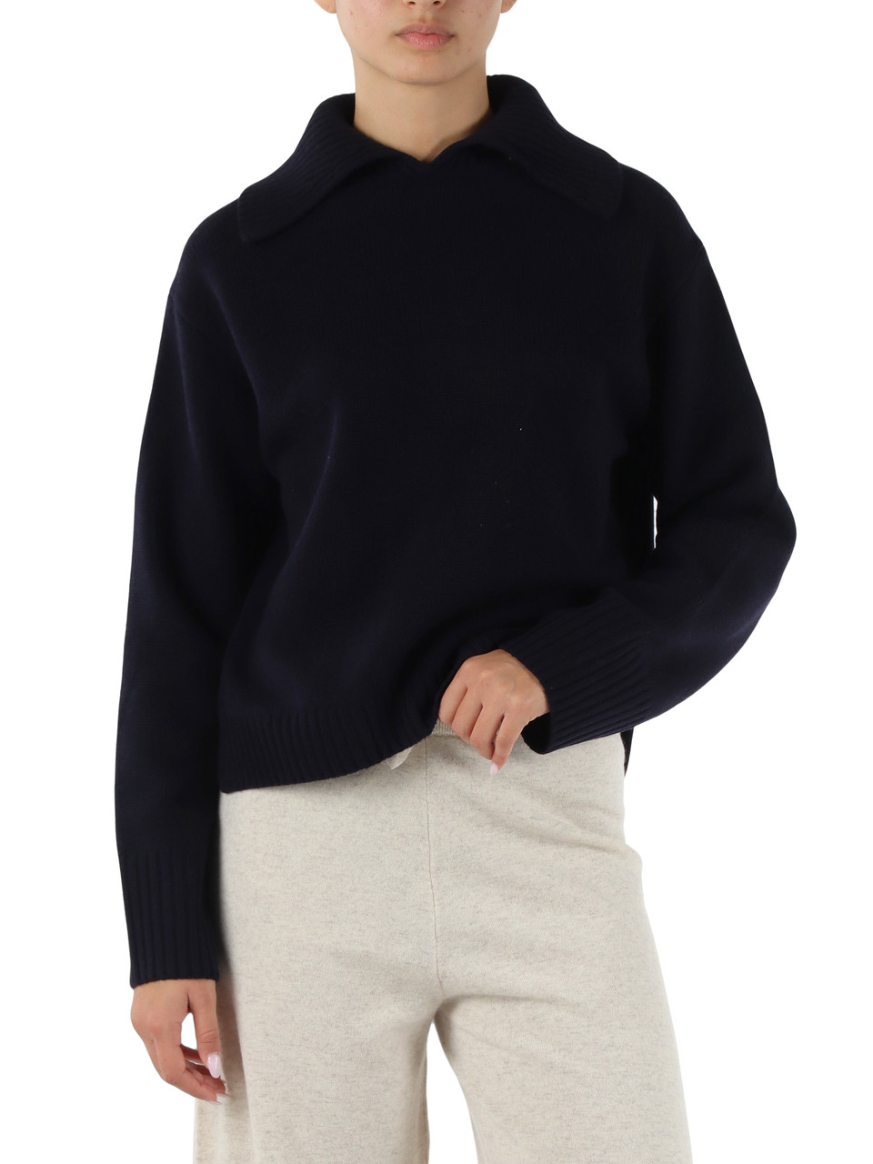 BLU SCURO | Maglia in lana ADRIA