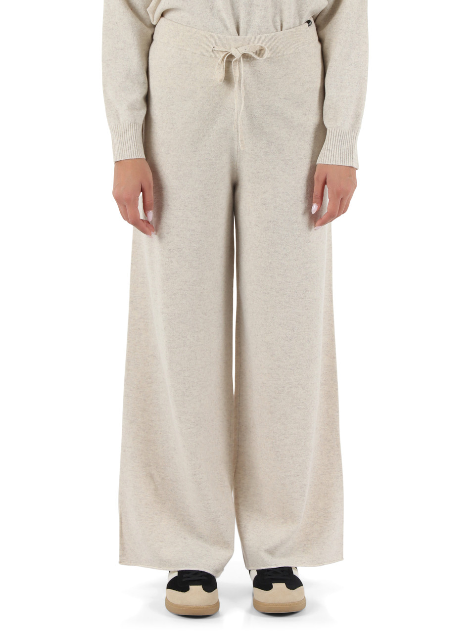 PANNA | Pantaloni gamba larga in lana MILLAN