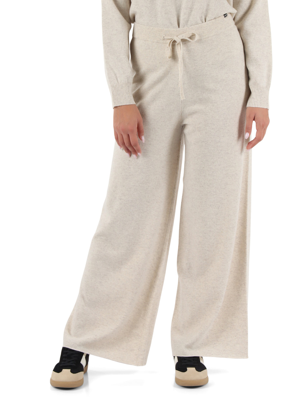 PANNA | Pantaloni gamba larga in lana MILLAN