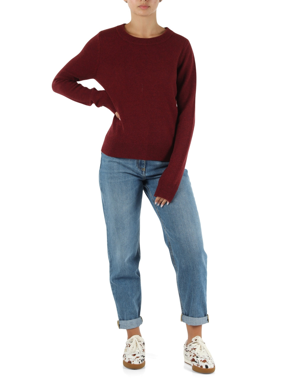 BORDEAUX | Maglia in lana e yak ALVISE
