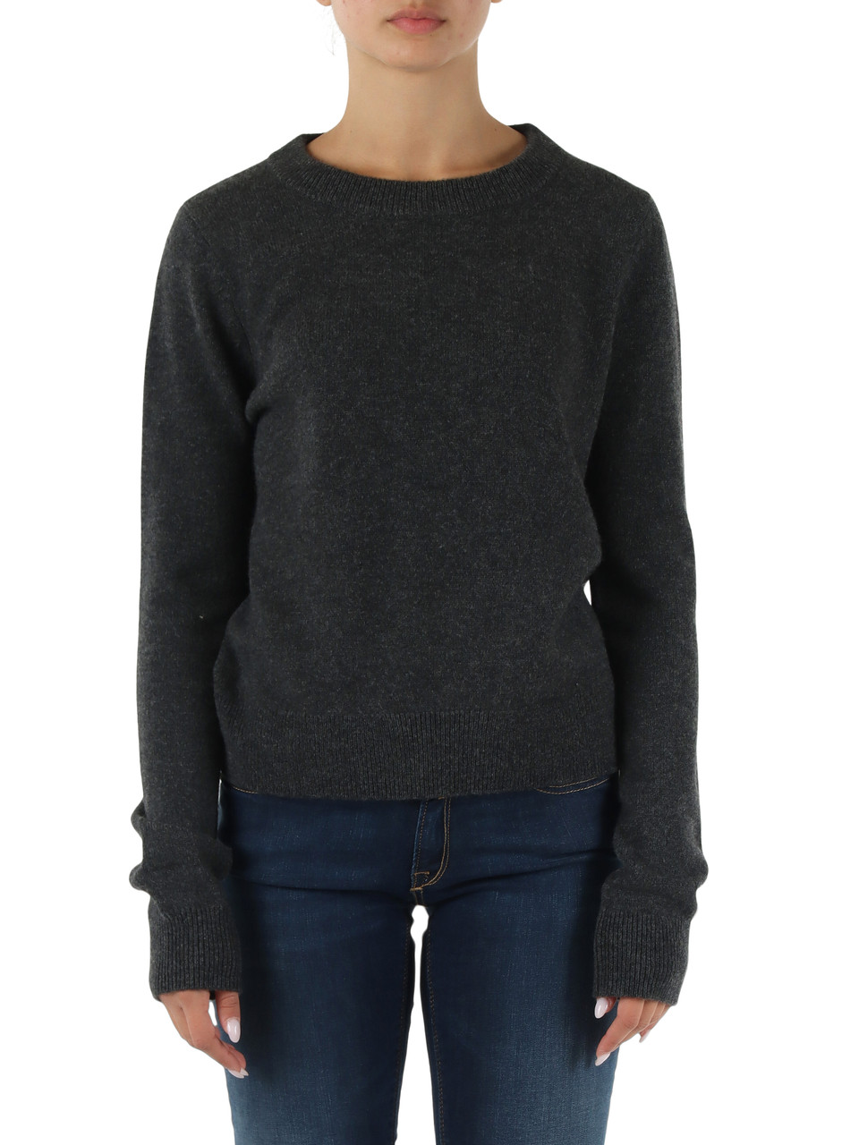 GRIGIO SCURO | Maglia in lana e yak ALVISE