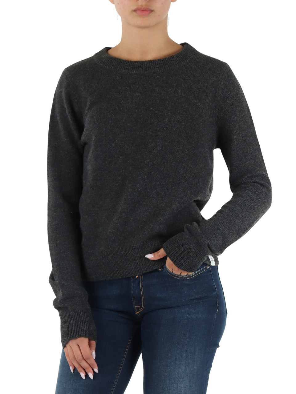 GRIGIO SCURO | Maglia in lana e yak ALVISE