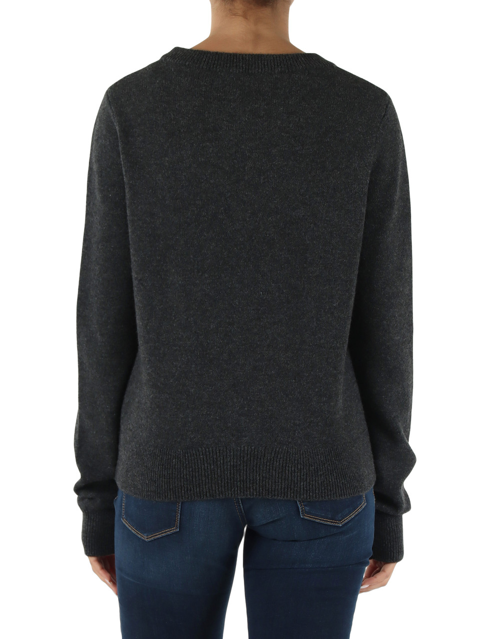 GRIGIO SCURO | Maglia in lana e yak ALVISE