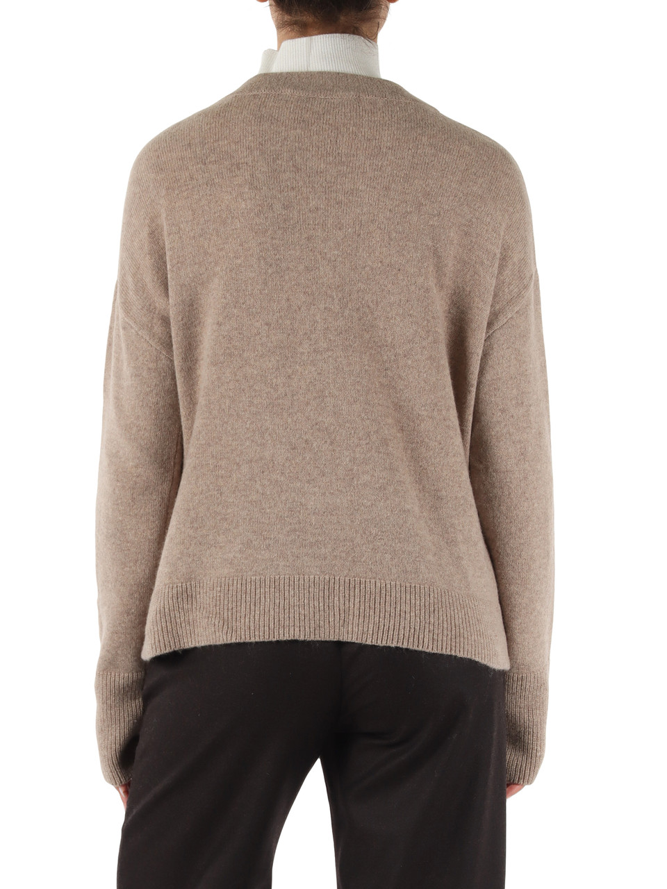 BEIGE | Cardigan in lana e yak SAGITTA