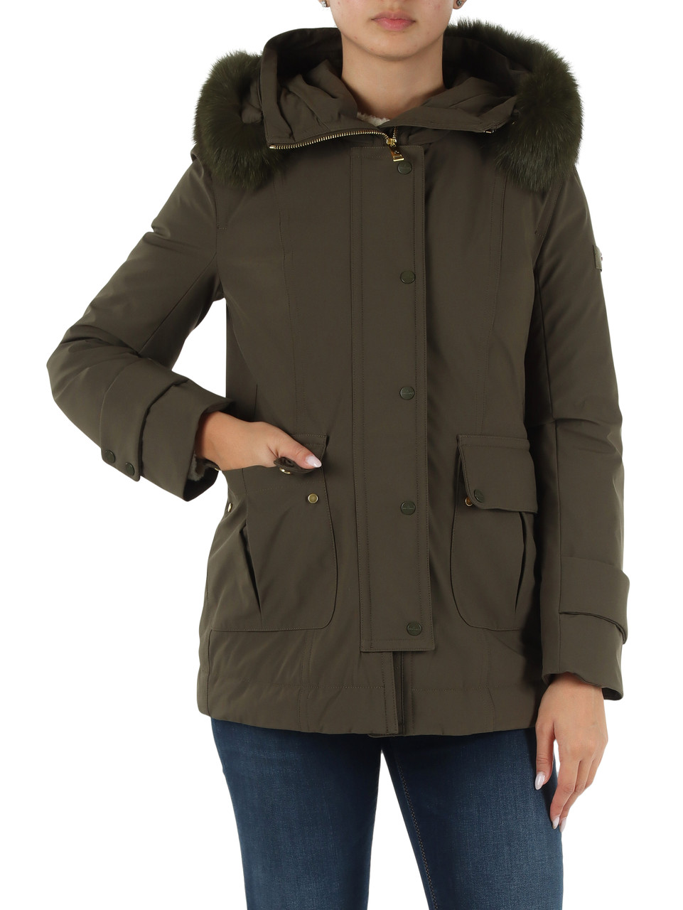 VERDE SCURO | Piumino BURIRAM SRTR GRS FUR