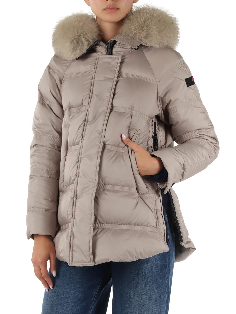 BEIGE | Piumino trapuntato TAKAN MQN 04 FUR