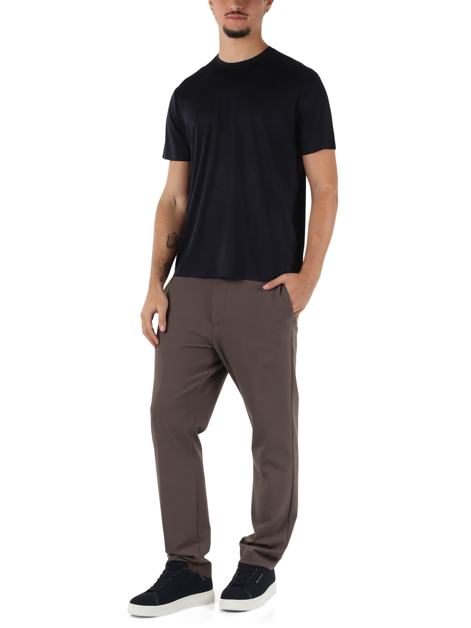 BLU SCURO | T-shirt WAVE WOOL
