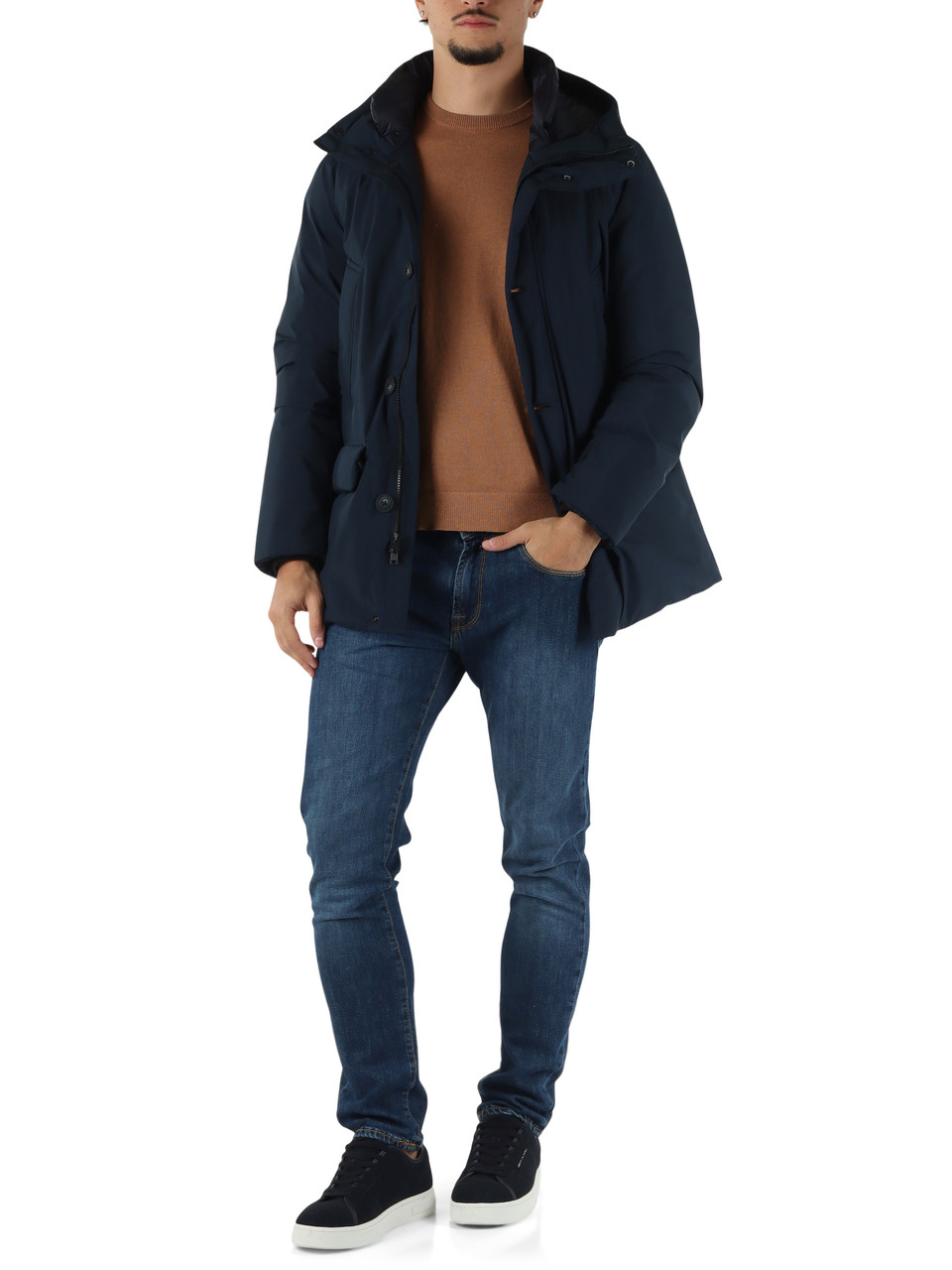 BLU SCURO | Giacca ARTIC PARKA CLOUD con imbottitura in piuma