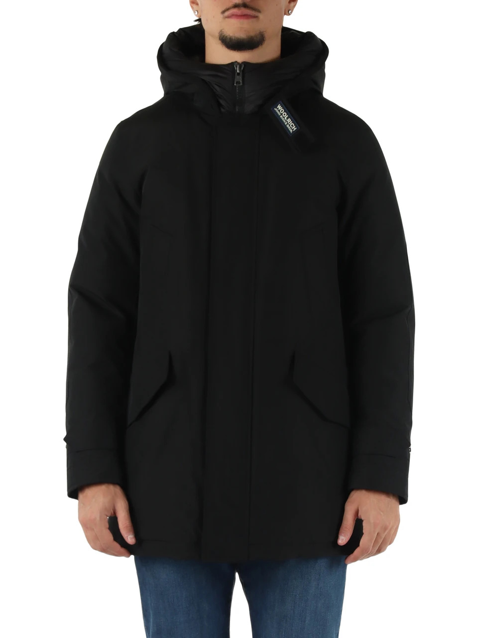 NERO | Giacca POLAR PARKA con imbottitura in piuma