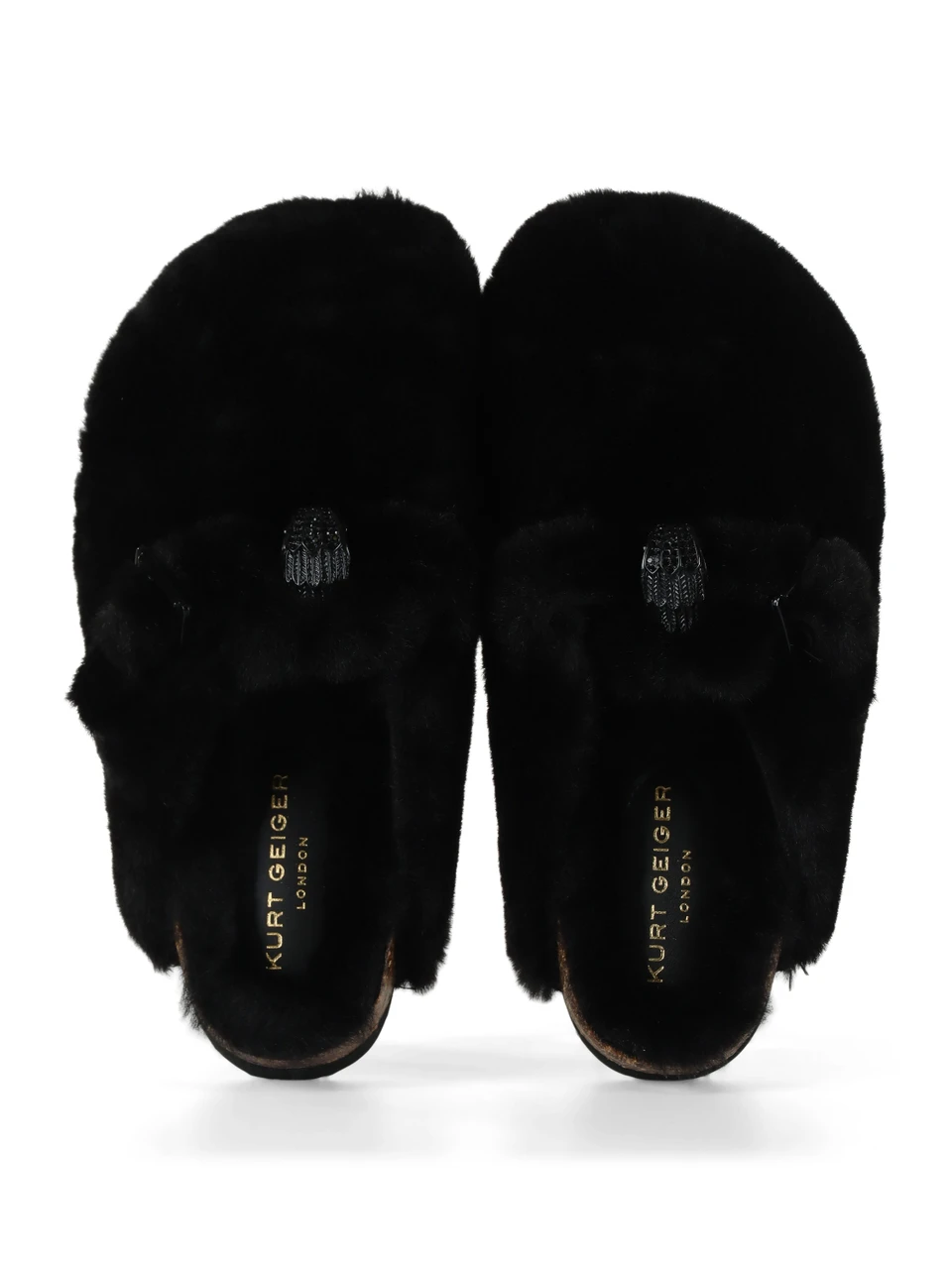 NERO | Mule in pelliccia sintetica SNUG EAGLE