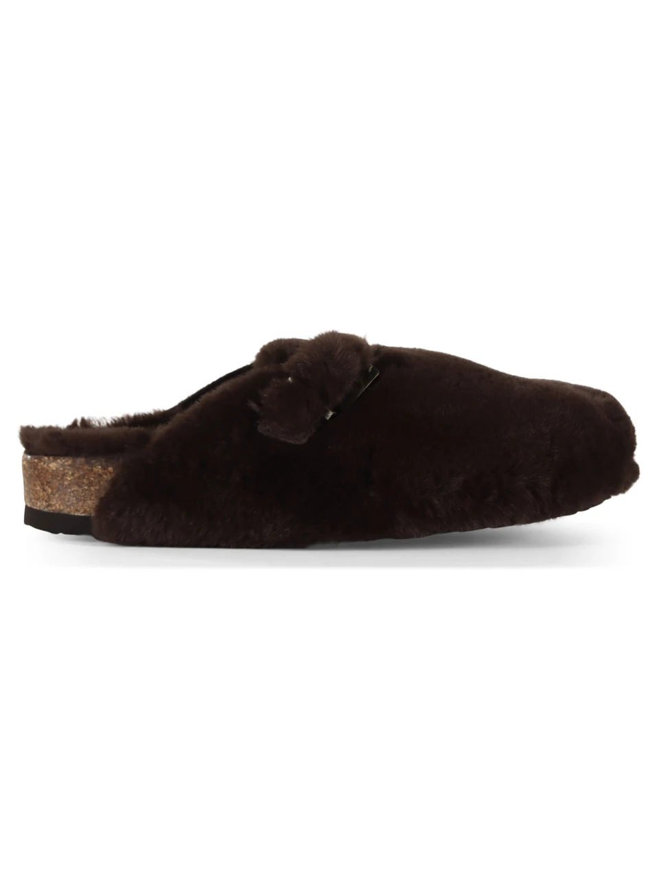 MARRONE | Mule in pelliccia sintetica SNUG EAGLE