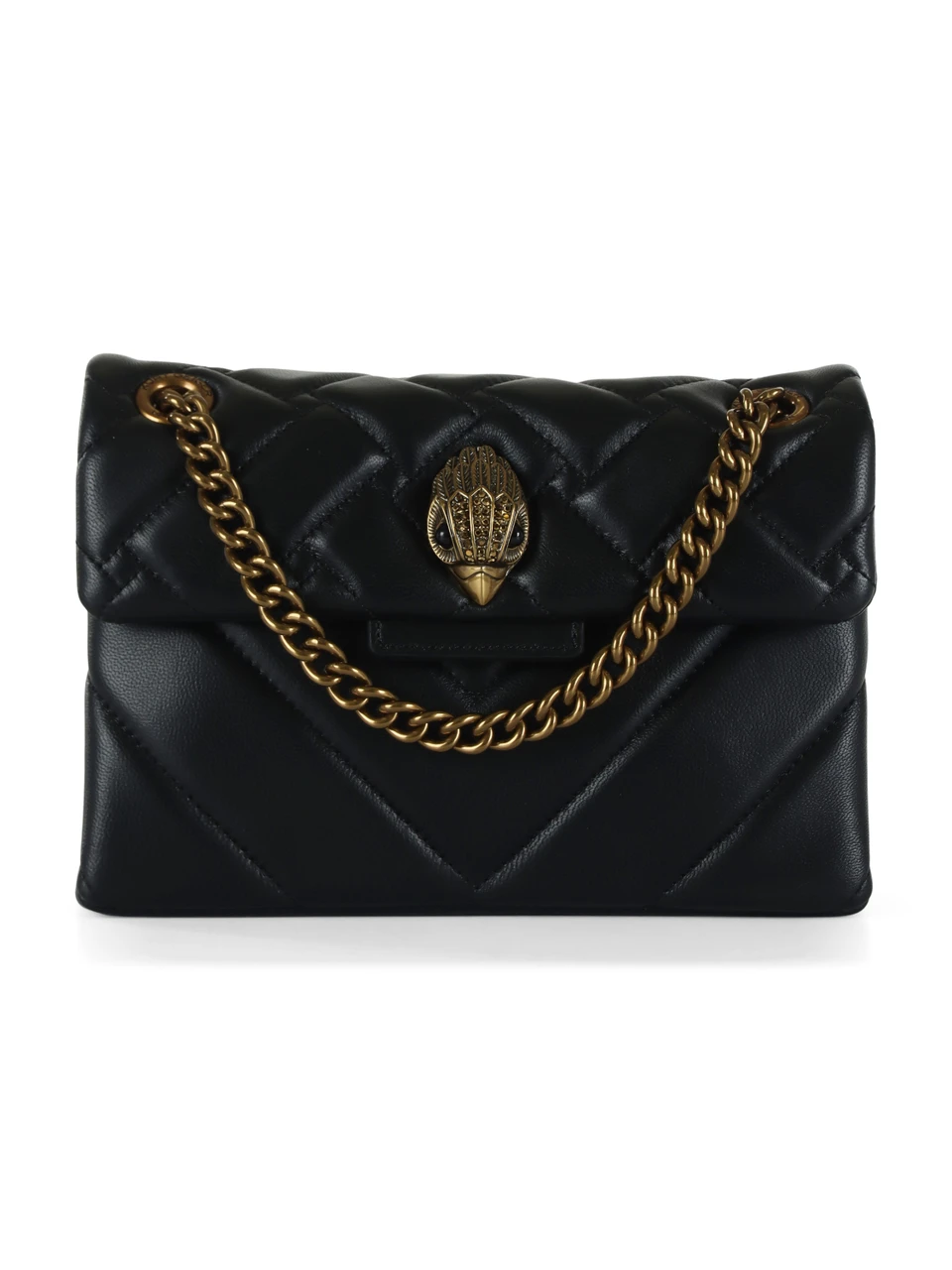 NERO | Borsa MINI KENSINGTON X in pelle trapuntata