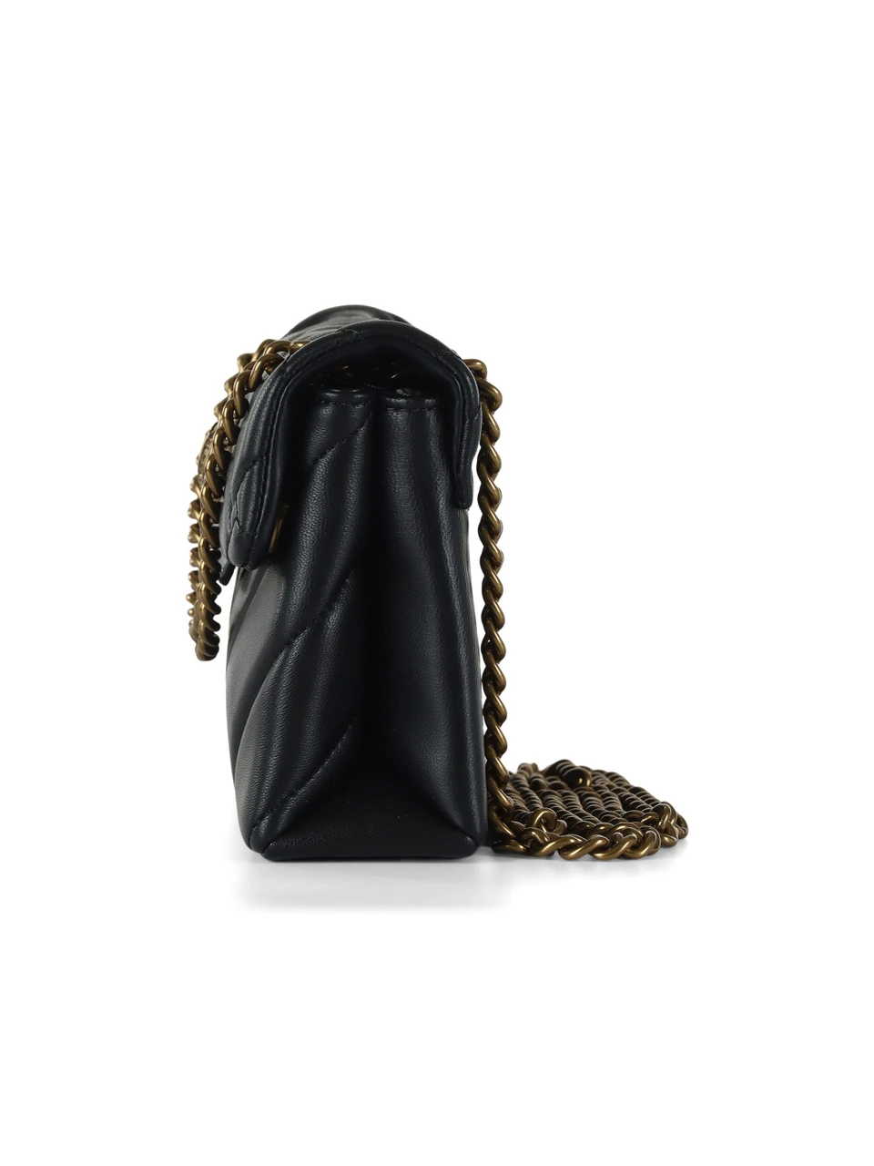 NERO | Borsa MINI KENSINGTON X in pelle trapuntata