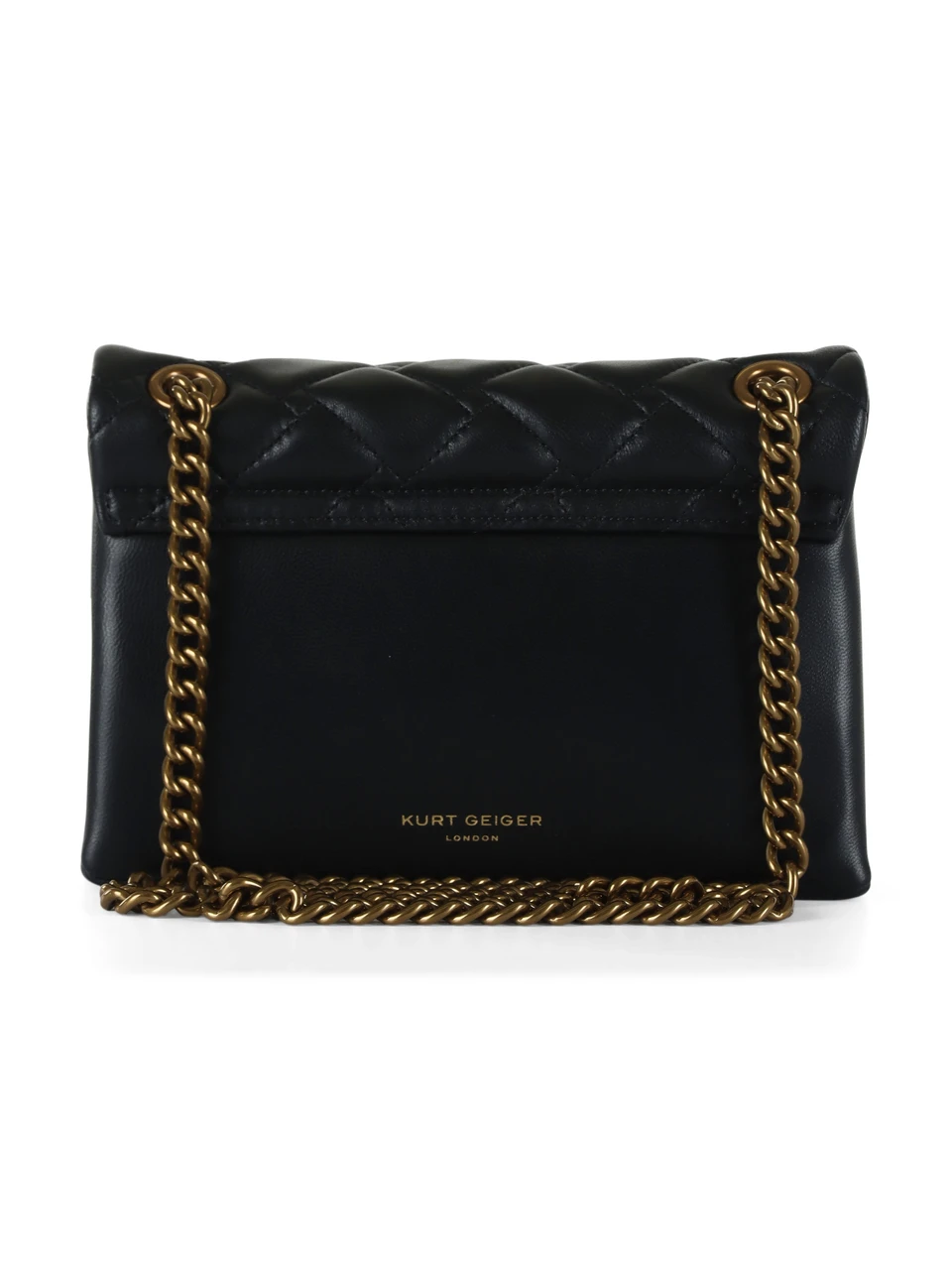 NERO | Borsa MINI KENSINGTON X in pelle trapuntata