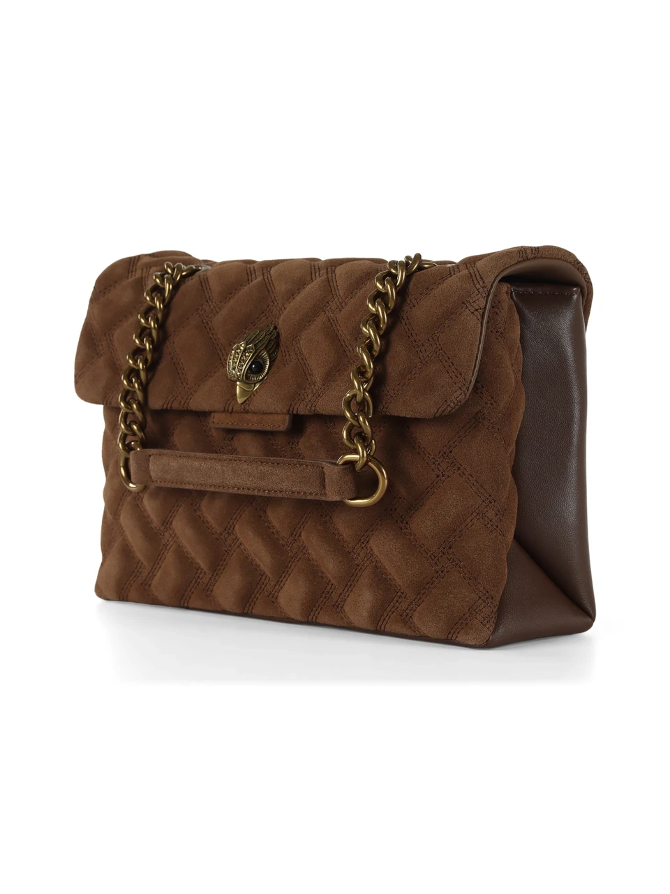 MARRONE | Borsa KENSINGTON in pelle e suede