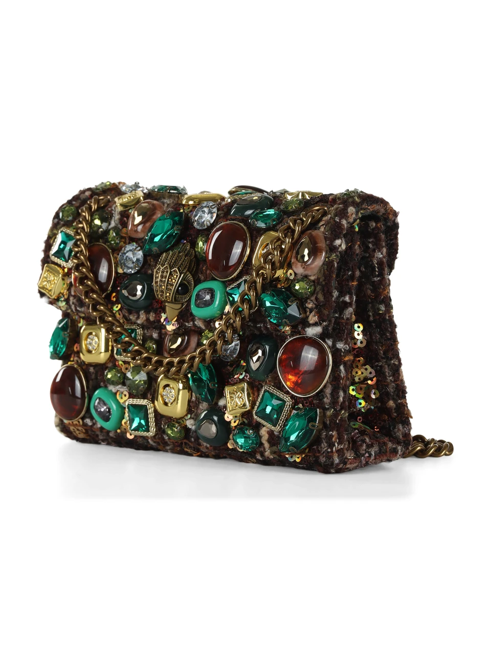 MARRONE | Borsa MINI KENSINGTON OPHELIA