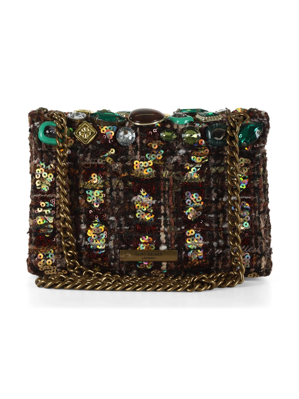 MARRONE | Borsa MINI KENSINGTON OPHELIA