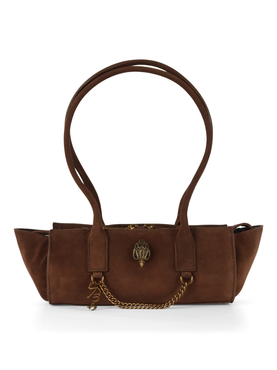 MARRONE | Borsa a spalla in suede SLOANE EASTWEST