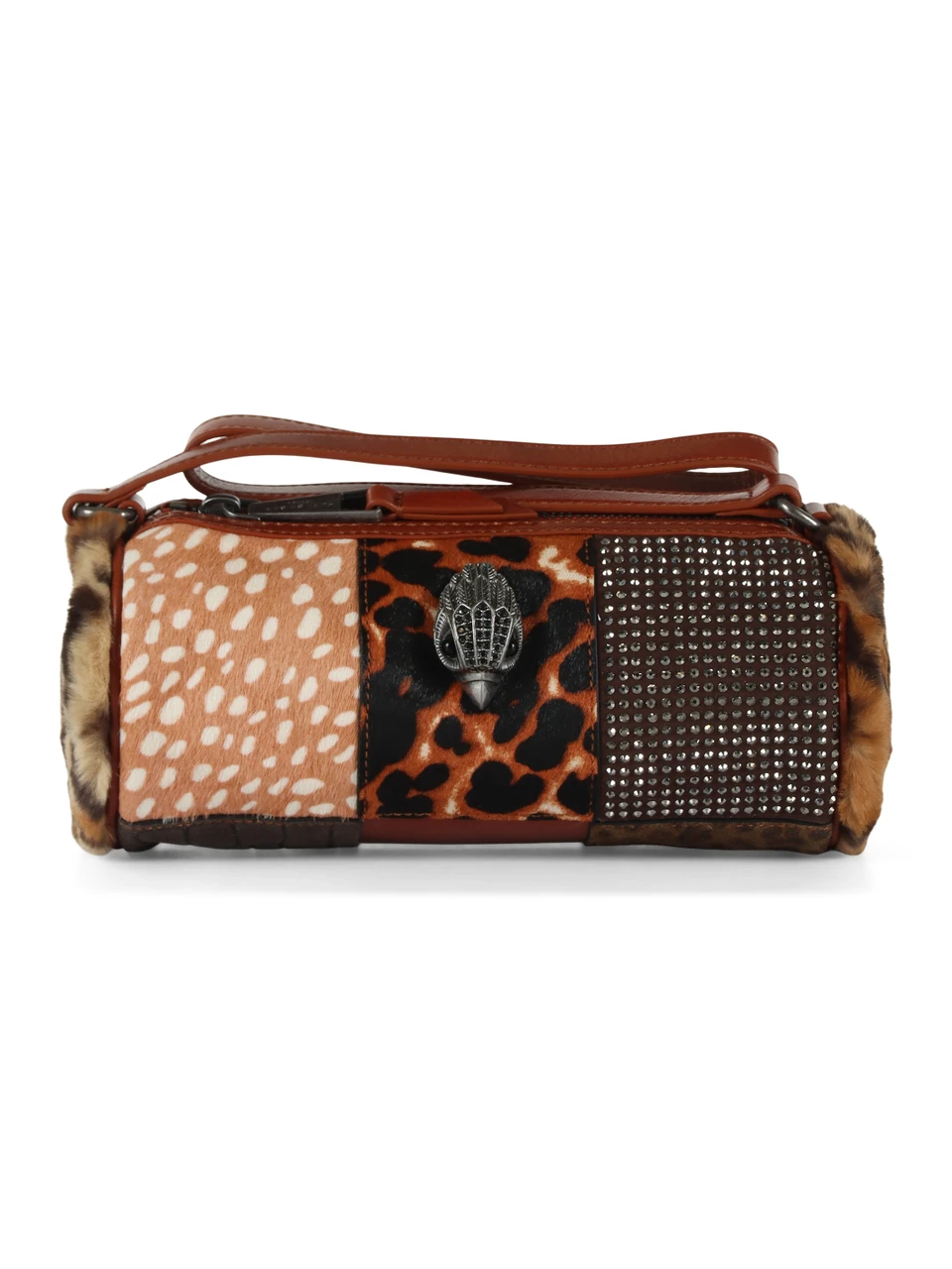 MARRONE | Borsa a spalla KENSINGTON SM BARREL
