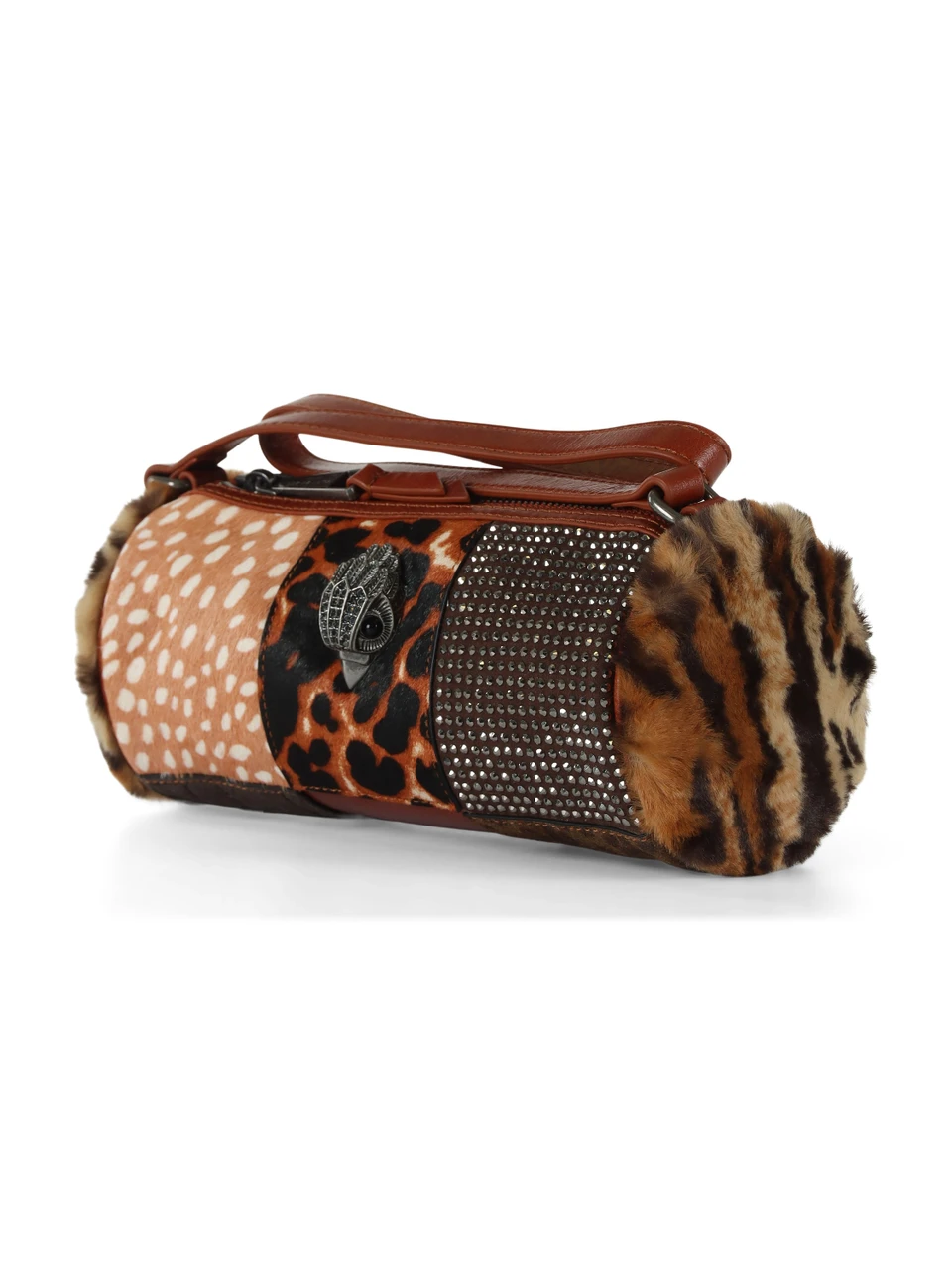 MARRONE | Borsa a spalla KENSINGTON SM BARREL