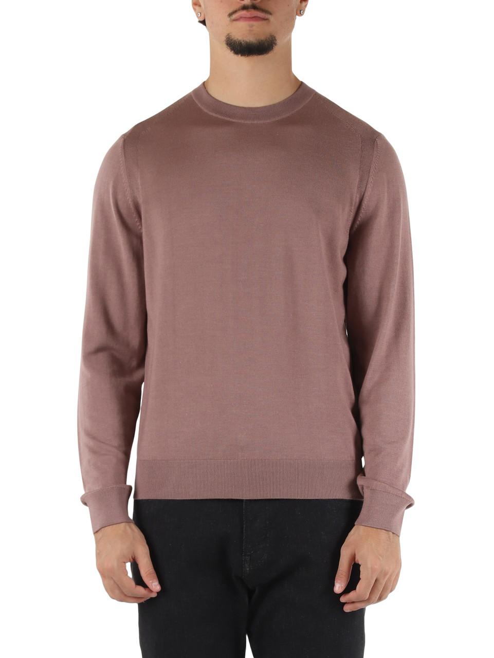 MALVA | Maglia girocollo in lana, seta e cashmere