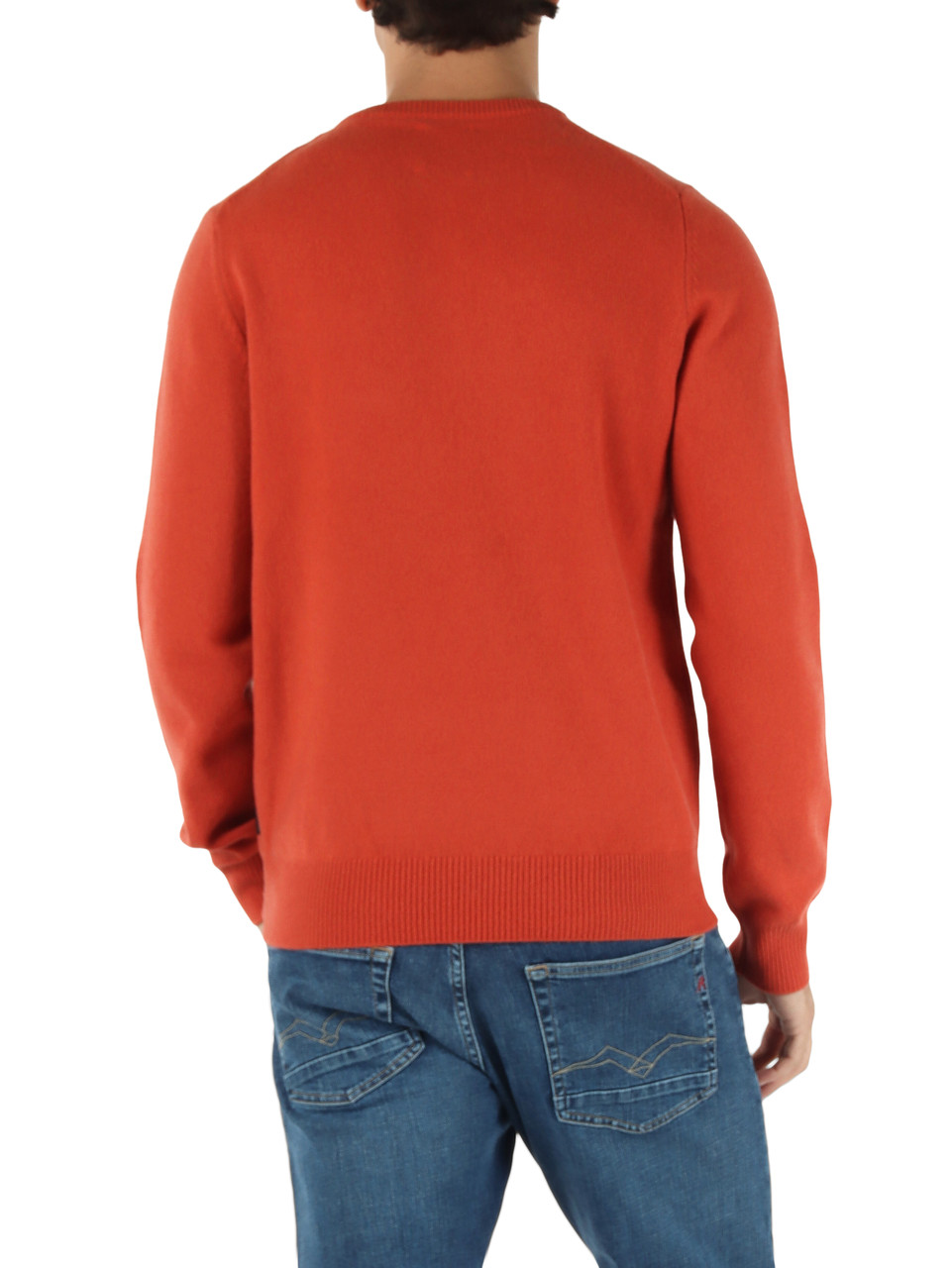ARANCIONE | Maglia girocollo LAGUNA in lana