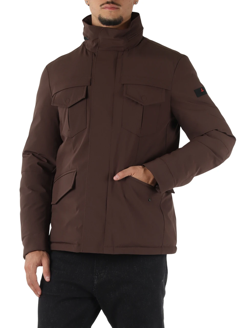 MARRONE | Giacca field STRIPES SRTR GRS 04