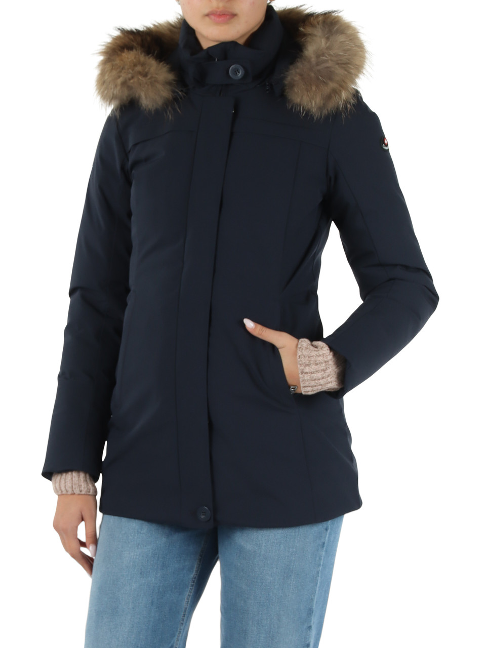 BLU SCURO | Piumino con cappuccio GLORY TECH 2.0/W