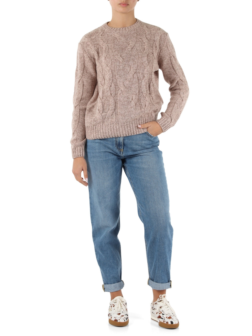 ROSA | Maglia in lana merino ultrafine Super 120'S e cashmere