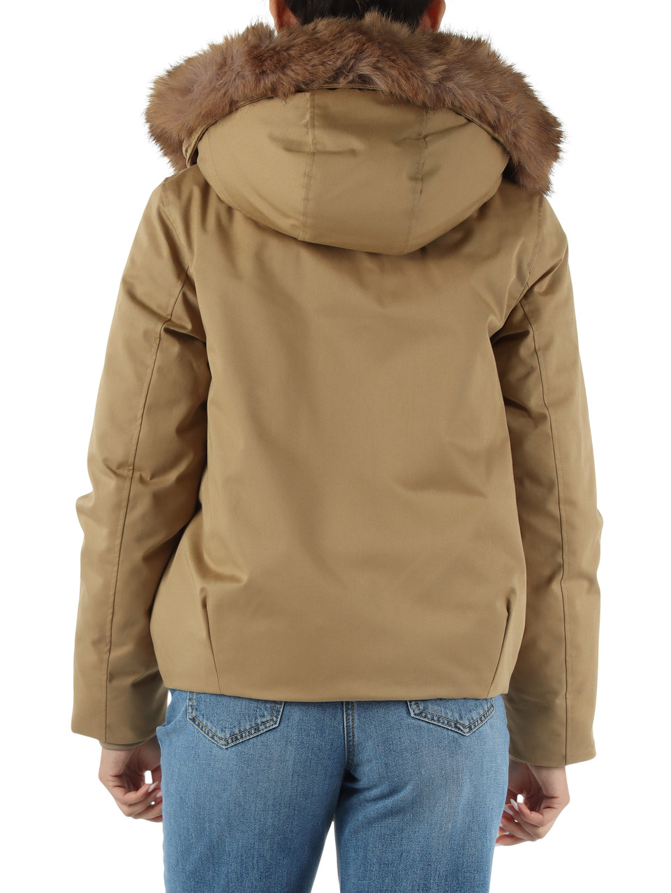 CAMMELLO | Piumino corto con cappuccio Best Cotton