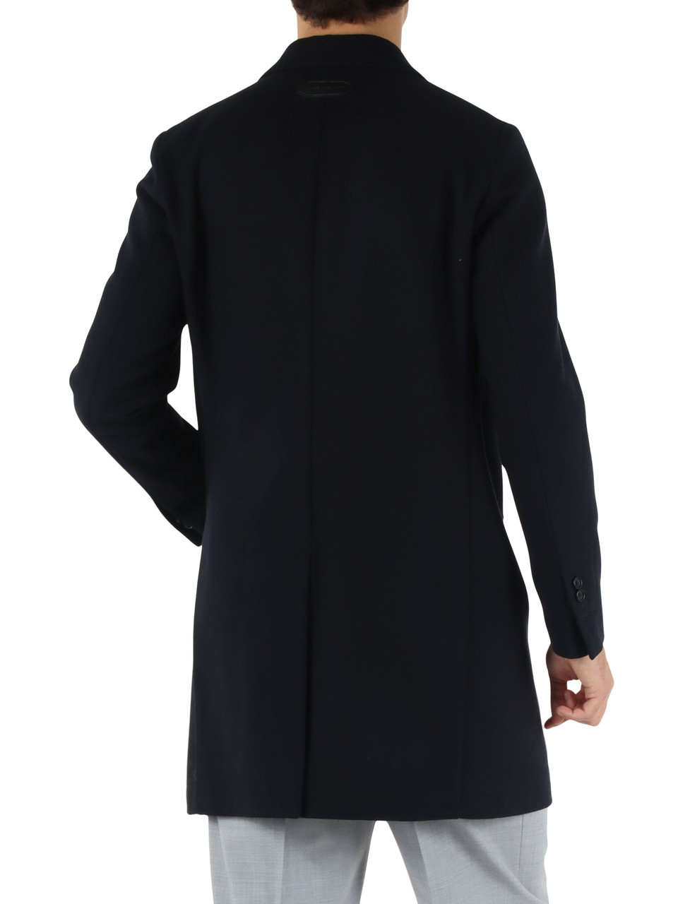 BLU SCURO | Cappotto in misto lana