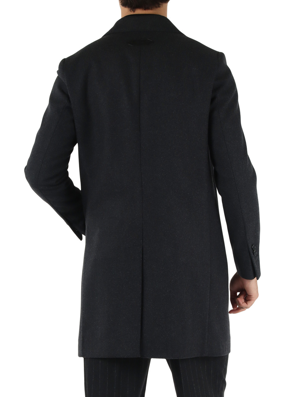 GRIGIO SCURO | Cappotto in misto lana